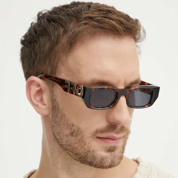 Off-White FILLMORE Sunglasses – Havana Frame Grey Lenses | Model OERI124 6007 - Picture 12 of 13